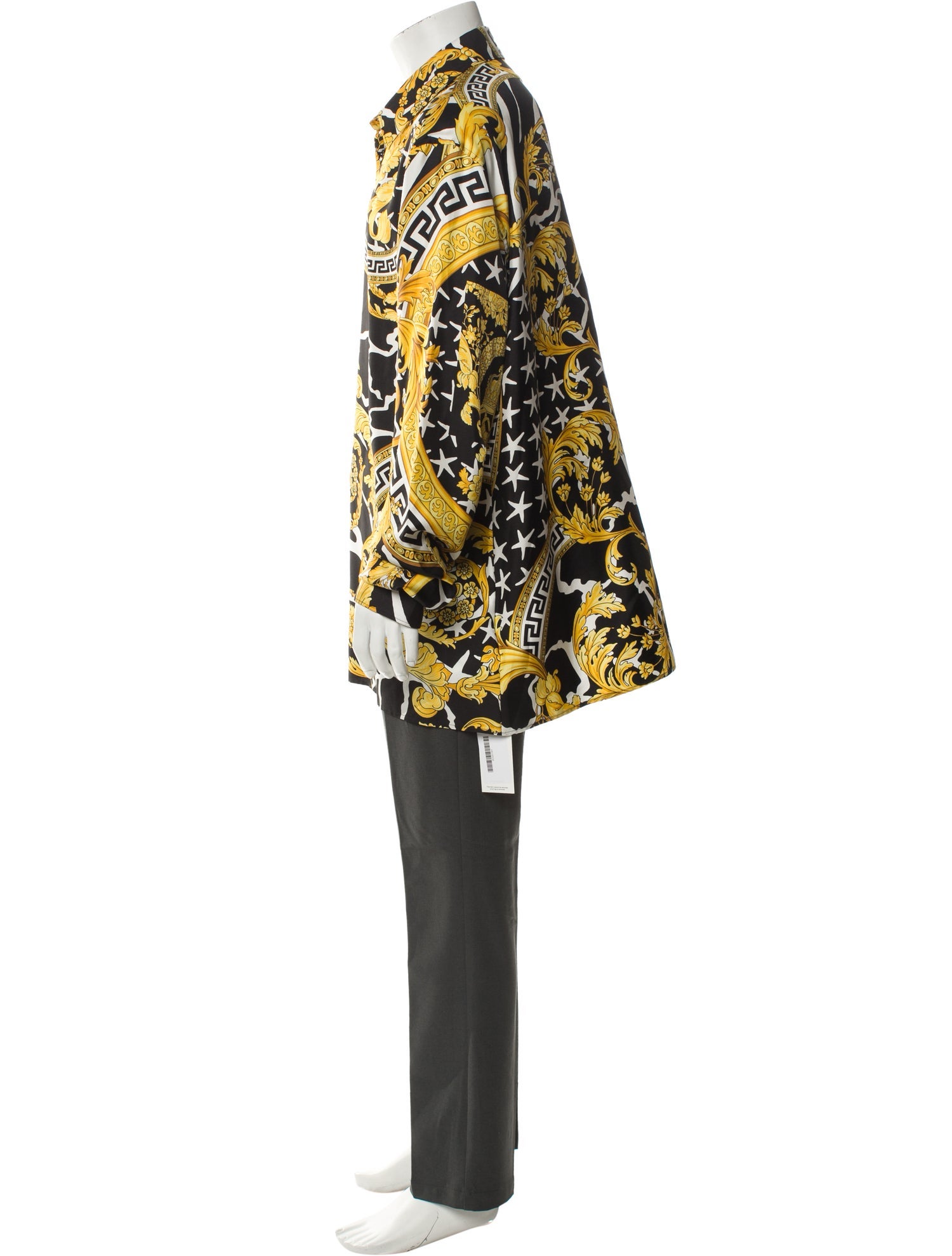 Versace Medusa Insignia Silk Shirt