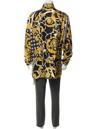 Versace Medusa Insignia Silk Shirt