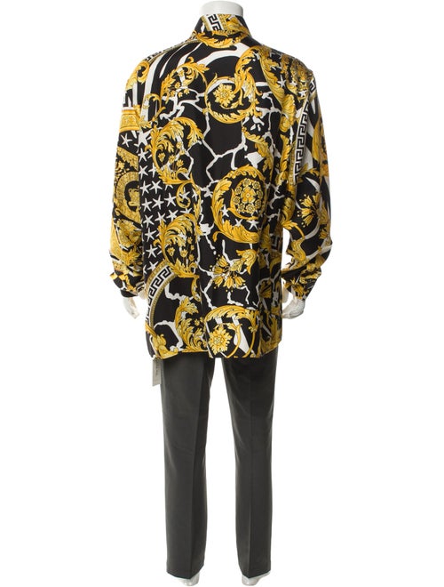 Versace Medusa Insignia Silk Shirt