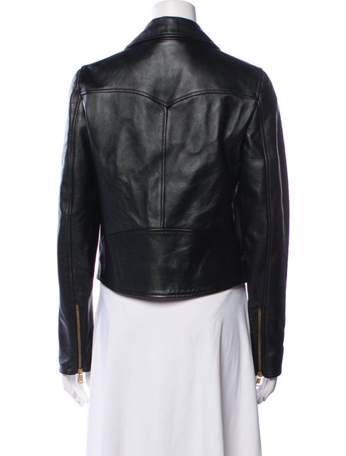 Versace Leather Biker Jacket
