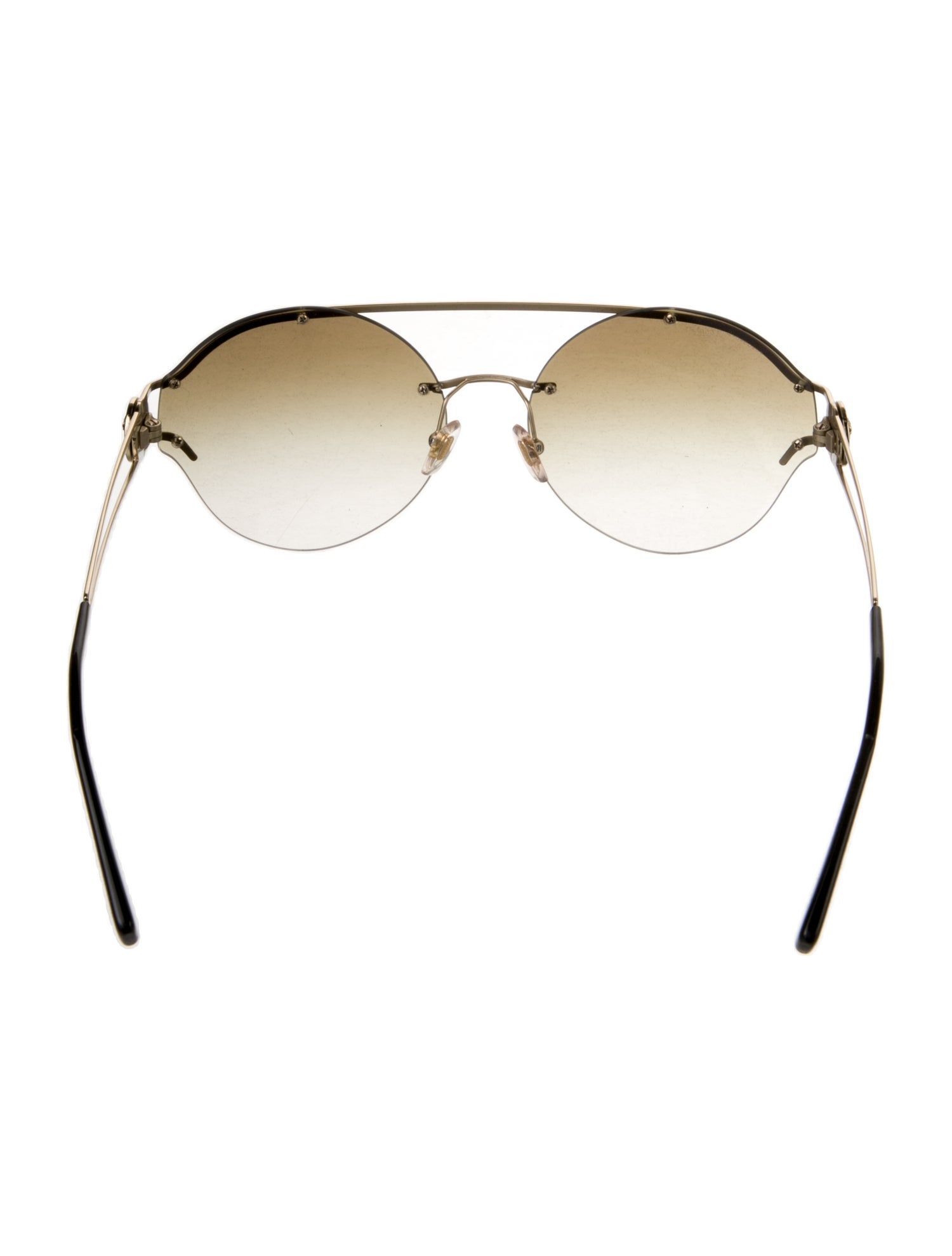 Versace Medusa Insignia Aviator Sunglasses
