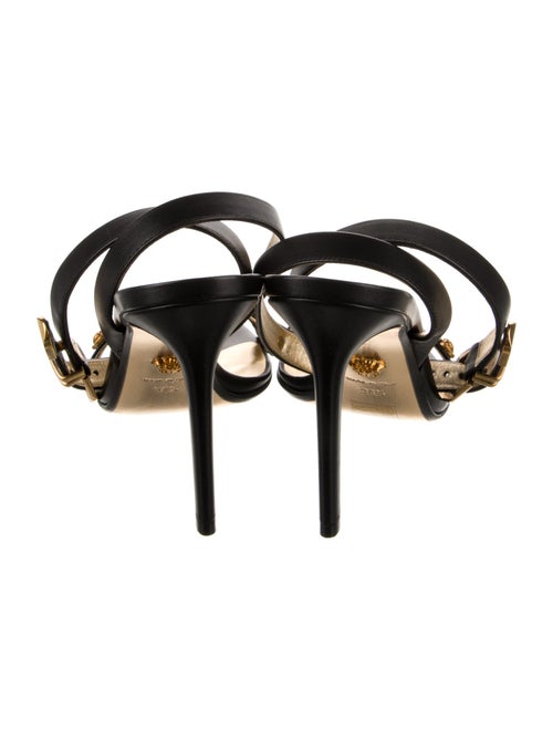Versace Medusa Insignia Leather Sandals