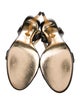 Versace Medusa Insignia Leather Sandals