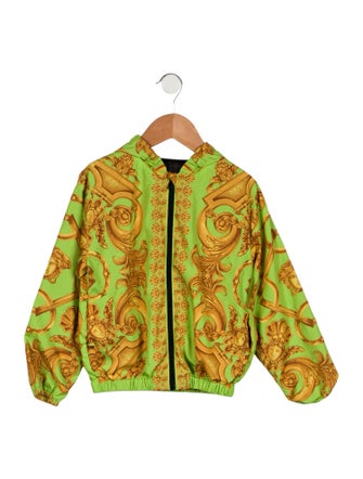 Versace Boys' Printed Hooded Jacket