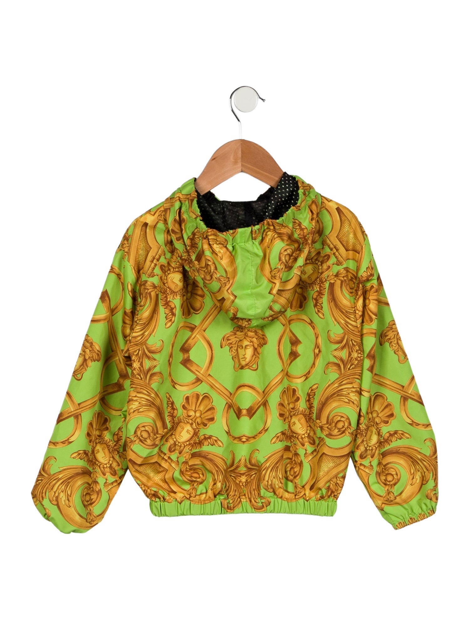 Versace Boys' Printed Hooded Jacket
