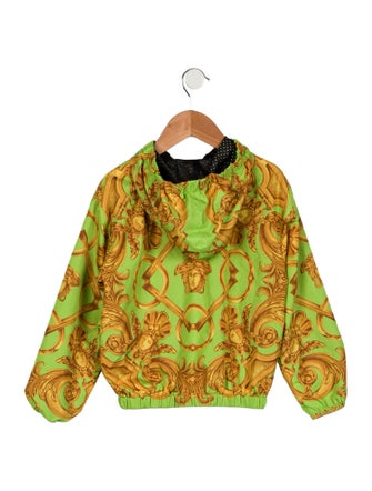 Versace Boys' Printed Hooded Jacket