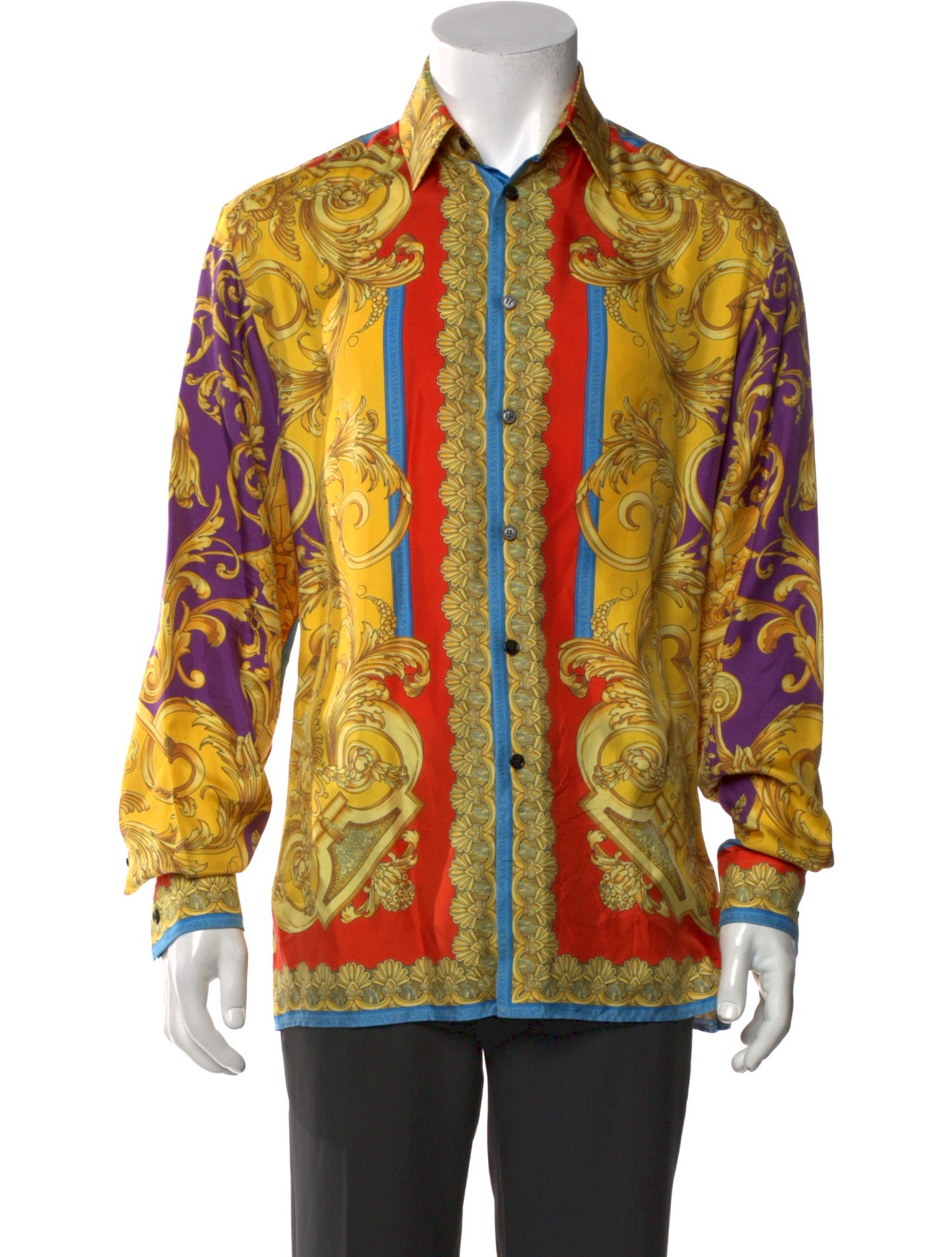 Versace Silk Printed Shirt
