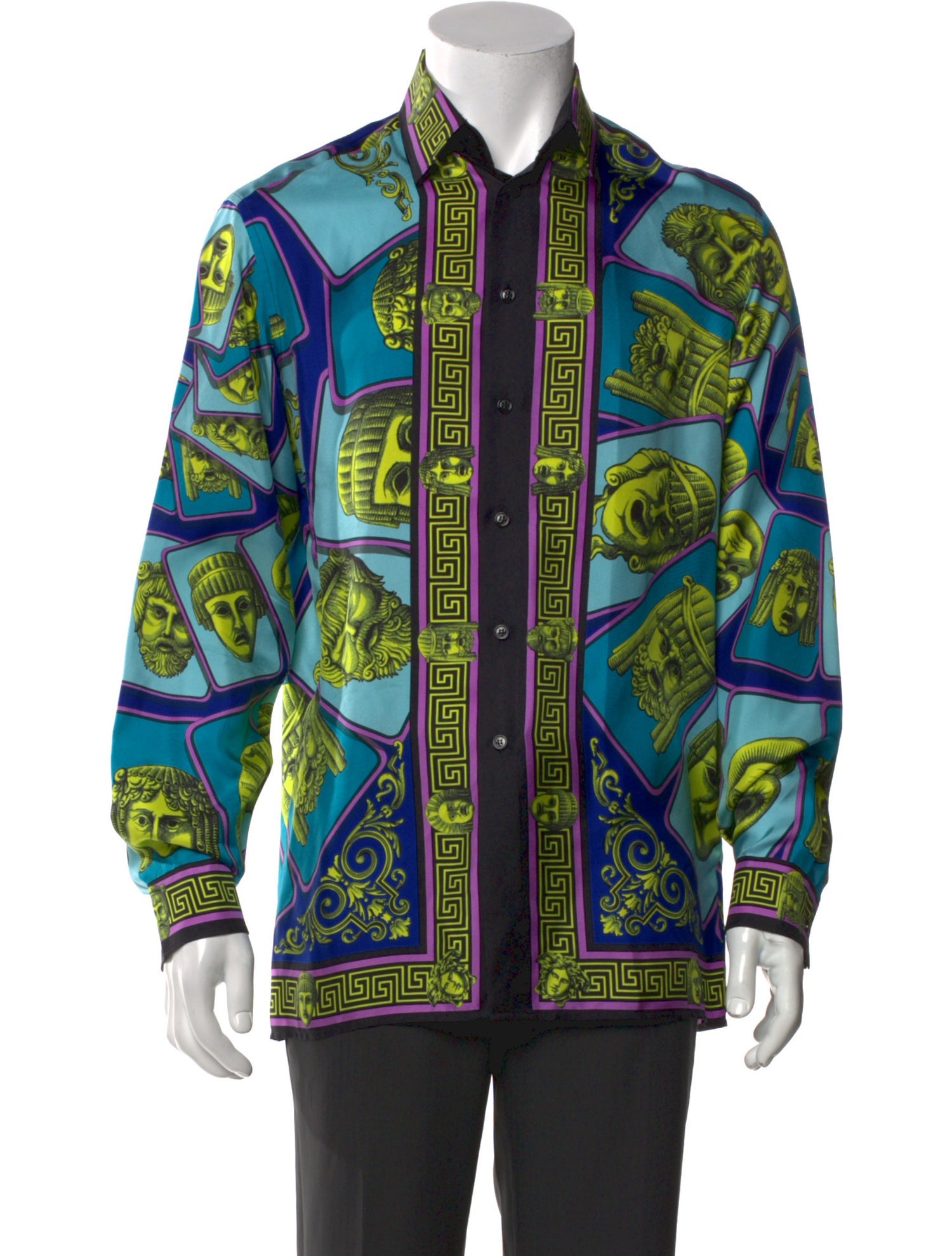 Versace Silk Printed Shirt