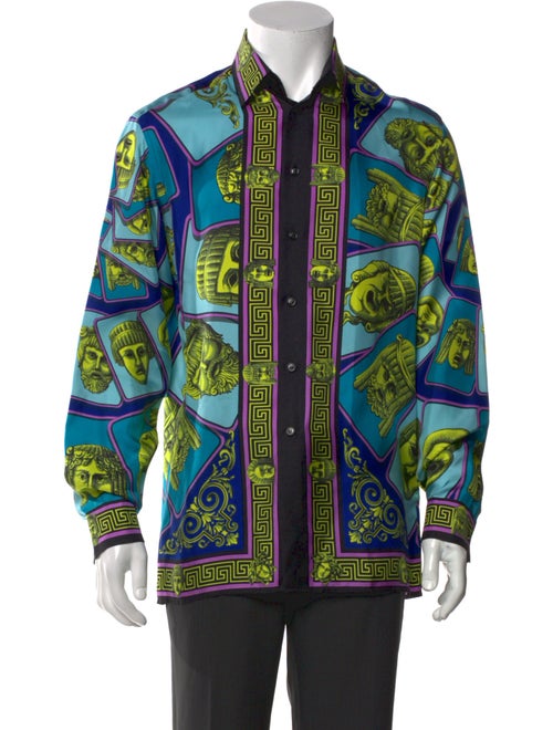 Versace Silk Printed Shirt