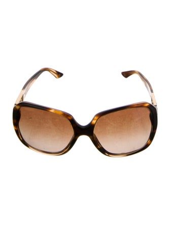 Versace Oversize Gradient Sunglasses