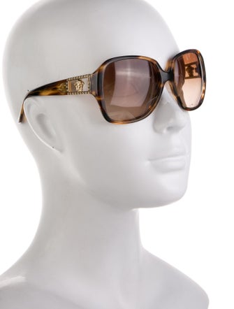 Versace Oversize Gradient Sunglasses