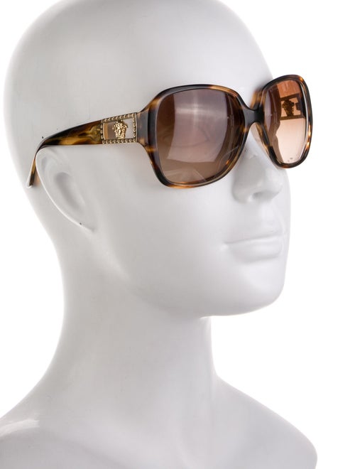 Versace Oversize Gradient Sunglasses