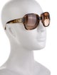 Versace Oversize Gradient Sunglasses