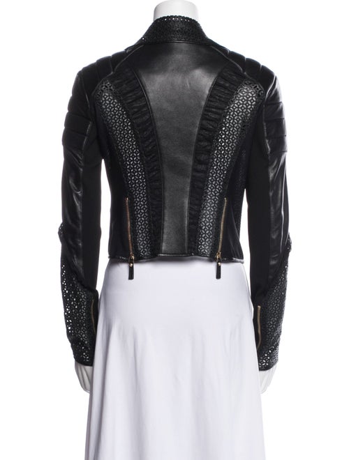 Versace Leather Biker Jacket
