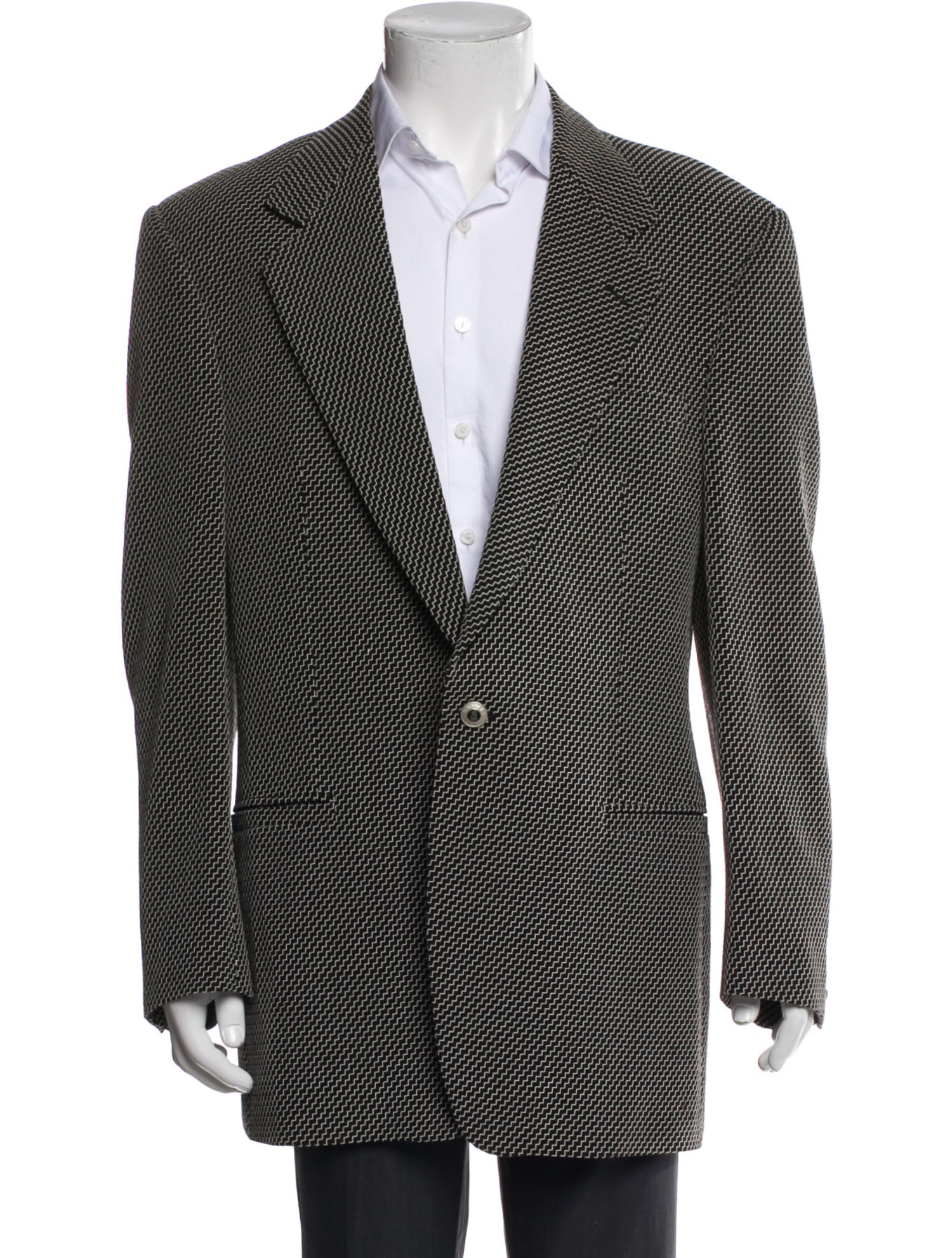 Versace Striped Blazer