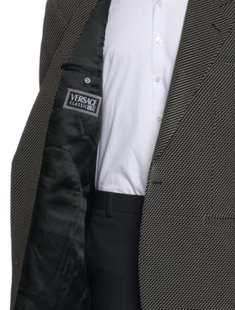 Versace Striped Blazer