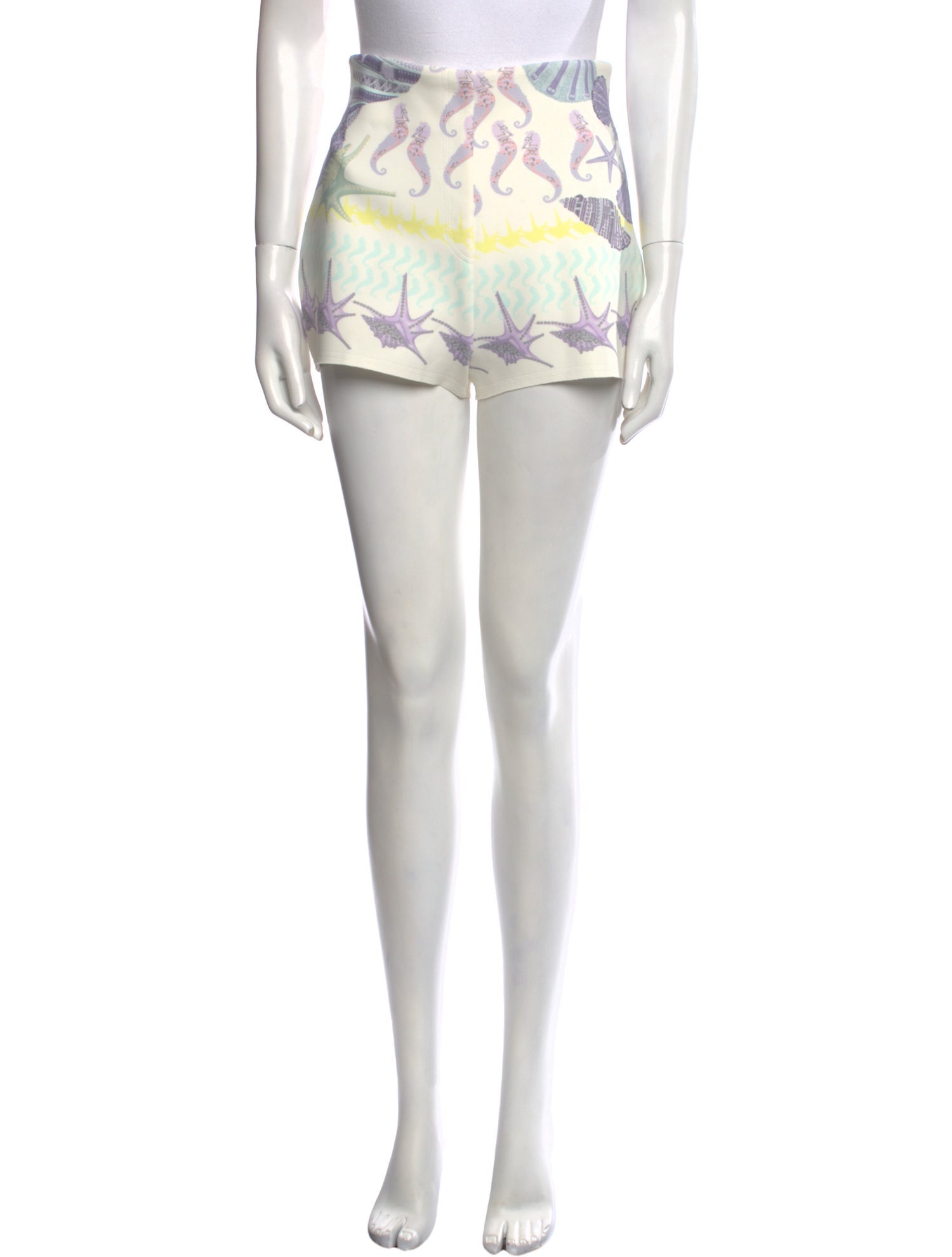 Versace Printed Mini Shorts