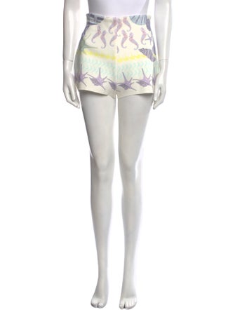 Versace Printed Mini Shorts