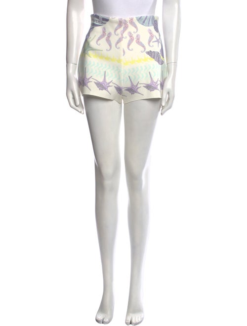 Versace Printed Mini Shorts