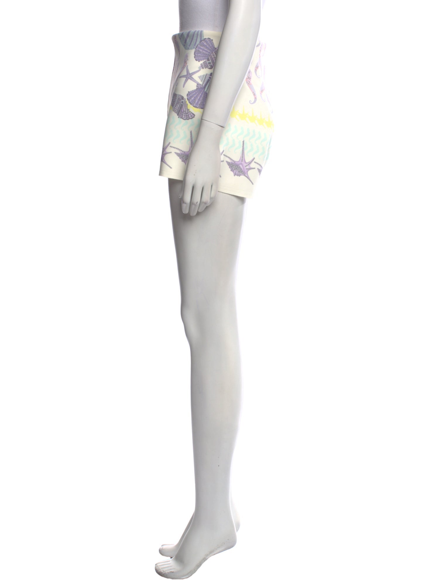 Versace Printed Mini Shorts