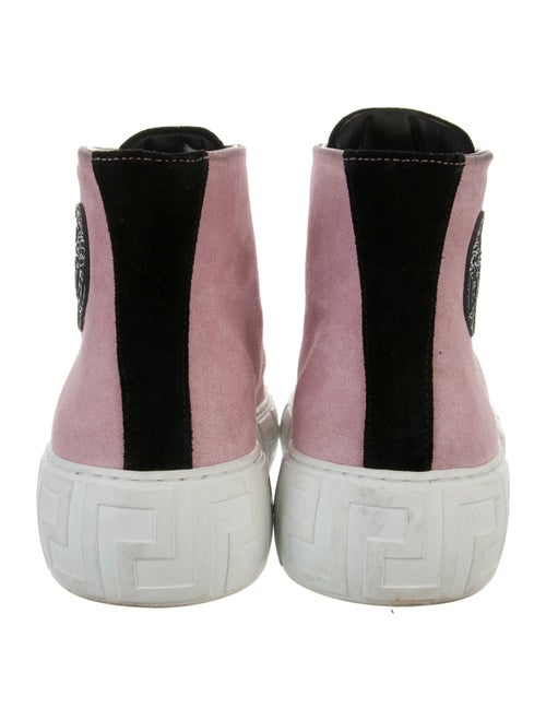 Versace Medusa Insignia Suede Sneakers