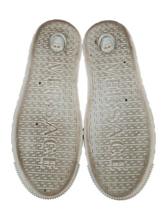 Versace Medusa Insignia Suede Sneakers