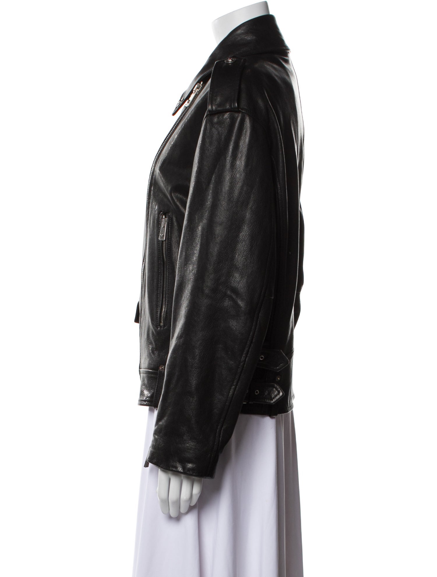 Versace Leather Biker Jacket w/ Tags