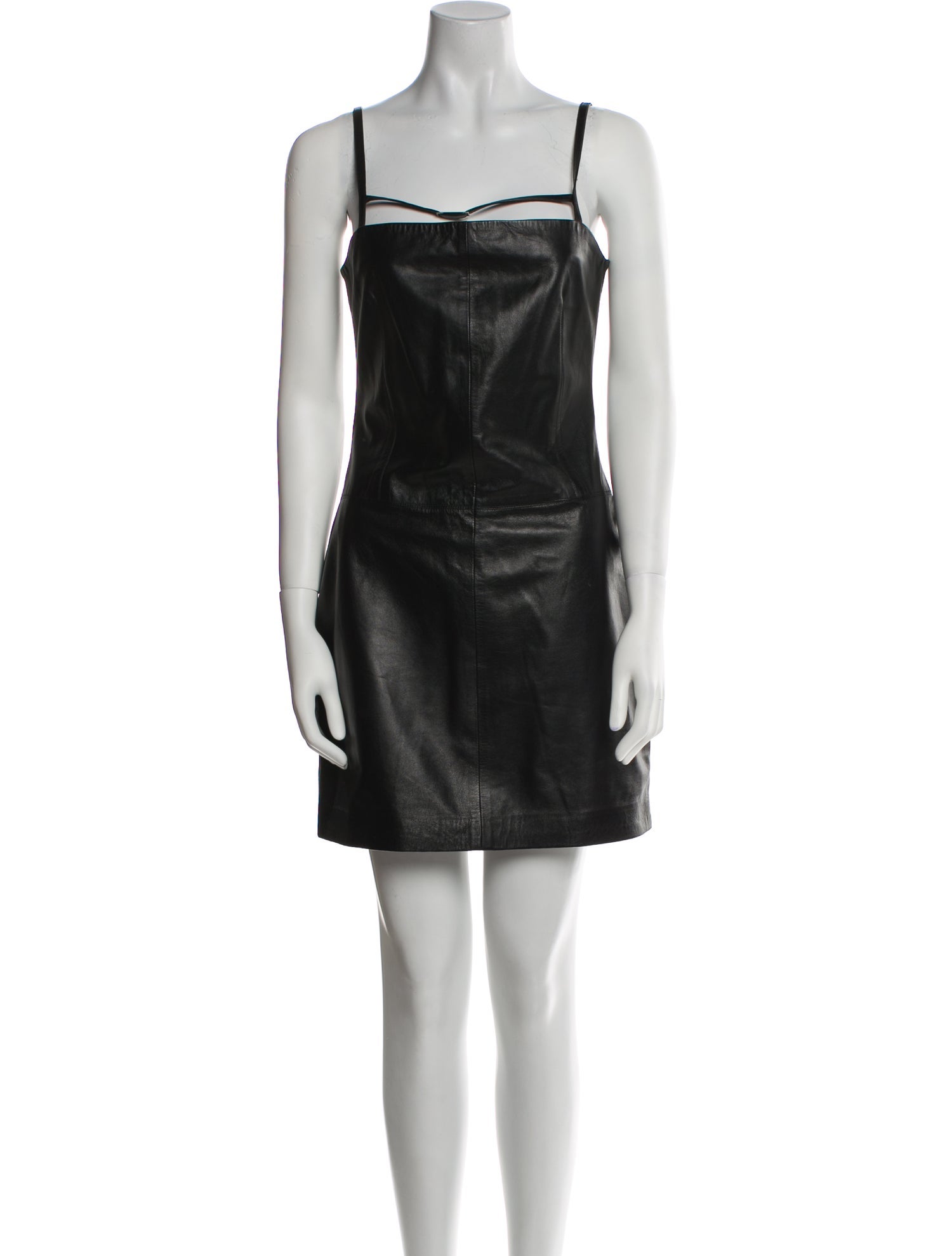Versace Jeans Couture Leather Mini Dress