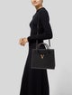 Versace Leather Top Handle Bag