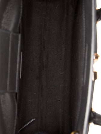 Versace Leather Top Handle Bag