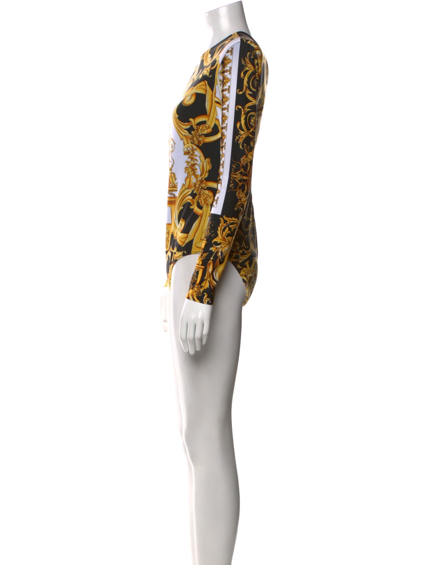 Versace Nylon Printed Bodysuit