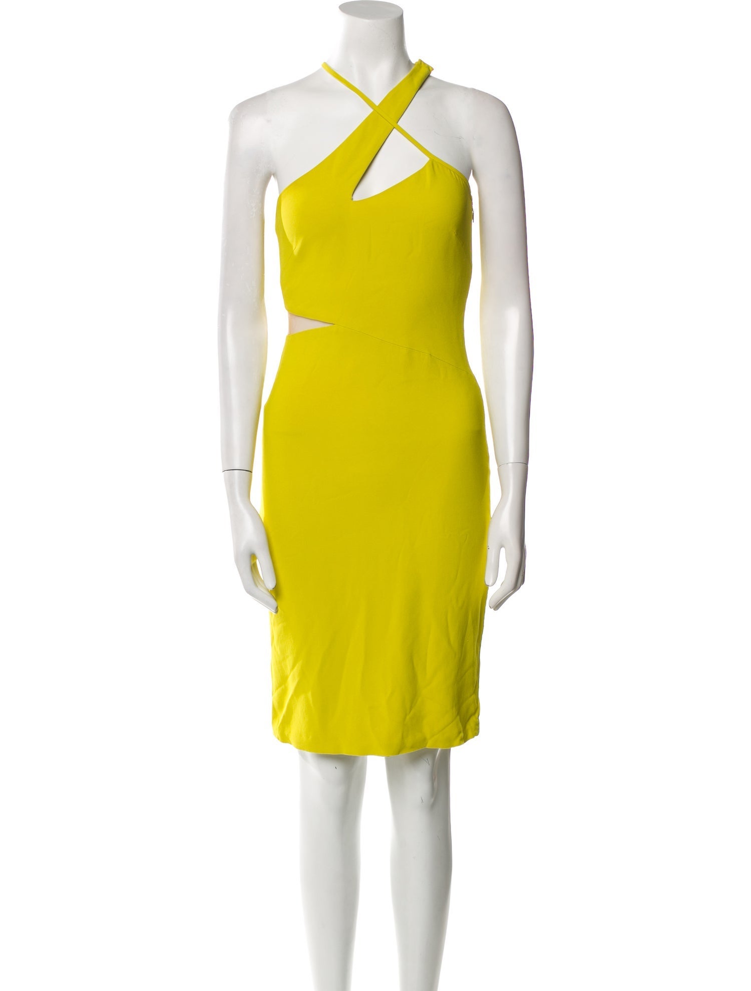 Versace Halterneck Knee-Length Dress