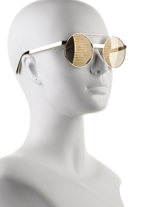 Versace Aviator Tinted Sunglasses