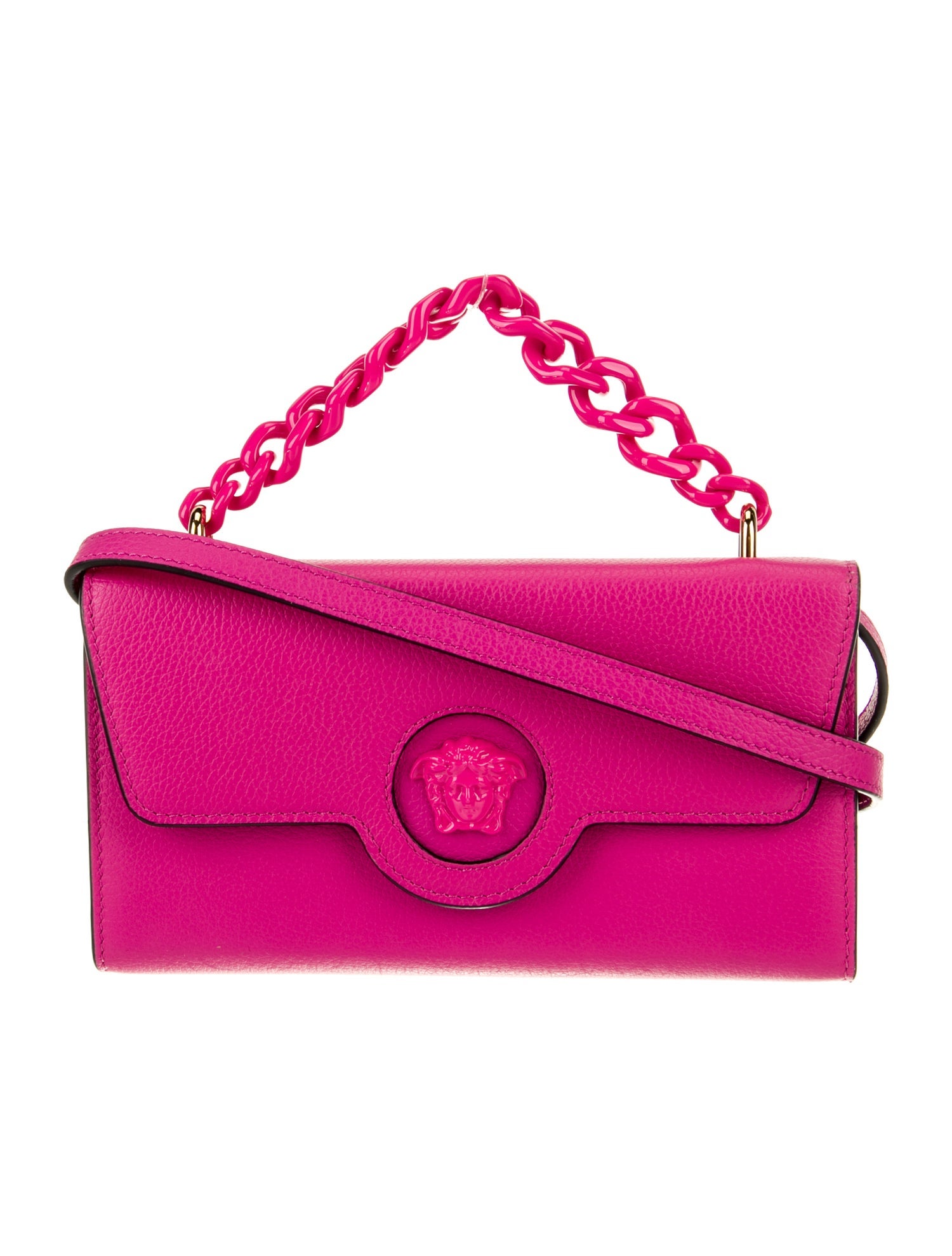 Versace Leather Top Handle Bag
