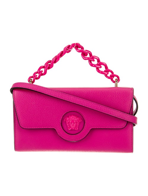 Versace Leather Top Handle Bag