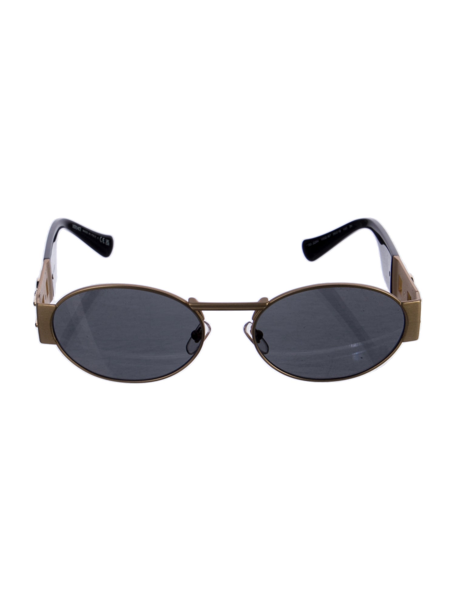 Versace Medusa Insignia Round Sunglasses