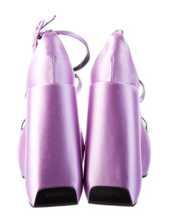 Versace Medusa Insignia Satin Sandals