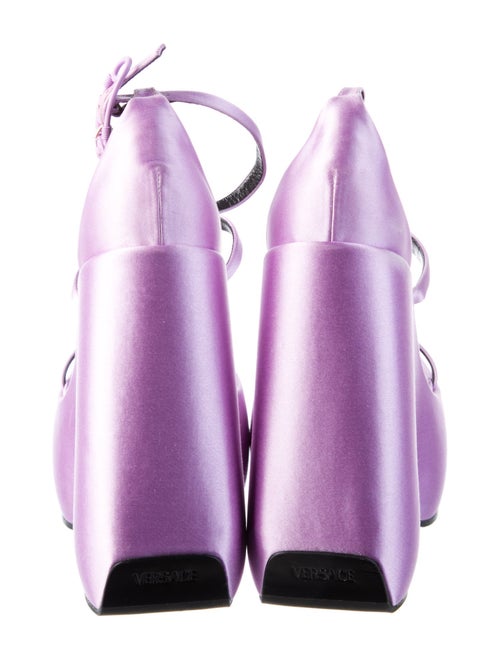 Versace Medusa Insignia Satin Sandals