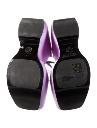 Versace Medusa Insignia Satin Sandals