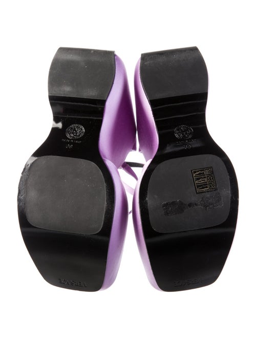 Versace Medusa Insignia Satin Sandals