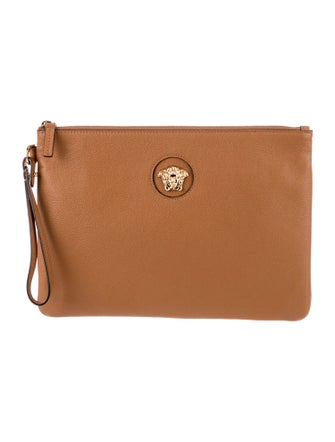 Versace Leather Clutch