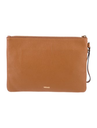 Versace Leather Clutch