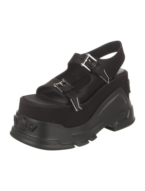 Versace Anthem Medusa Insignia Slingback Sandals