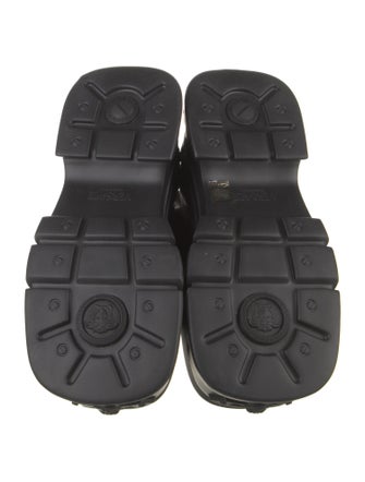 Versace Anthem Medusa Insignia Slingback Sandals