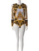 Versace Nylon Printed Bodysuit