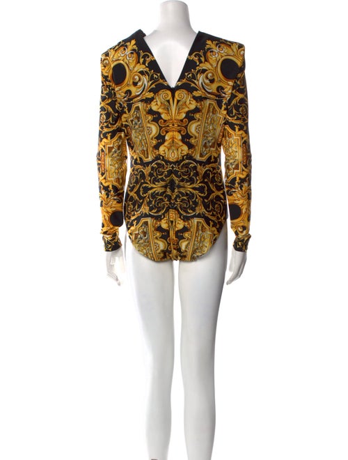 Versace Nylon Printed Bodysuit