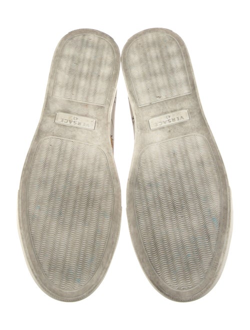 Versace Medusa Insignia Leather Sneakers