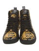 Versace Leather Printed Sneakers