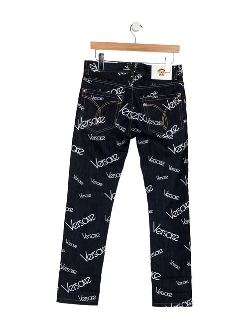 Versace High-Rise Wide Leg Jeans