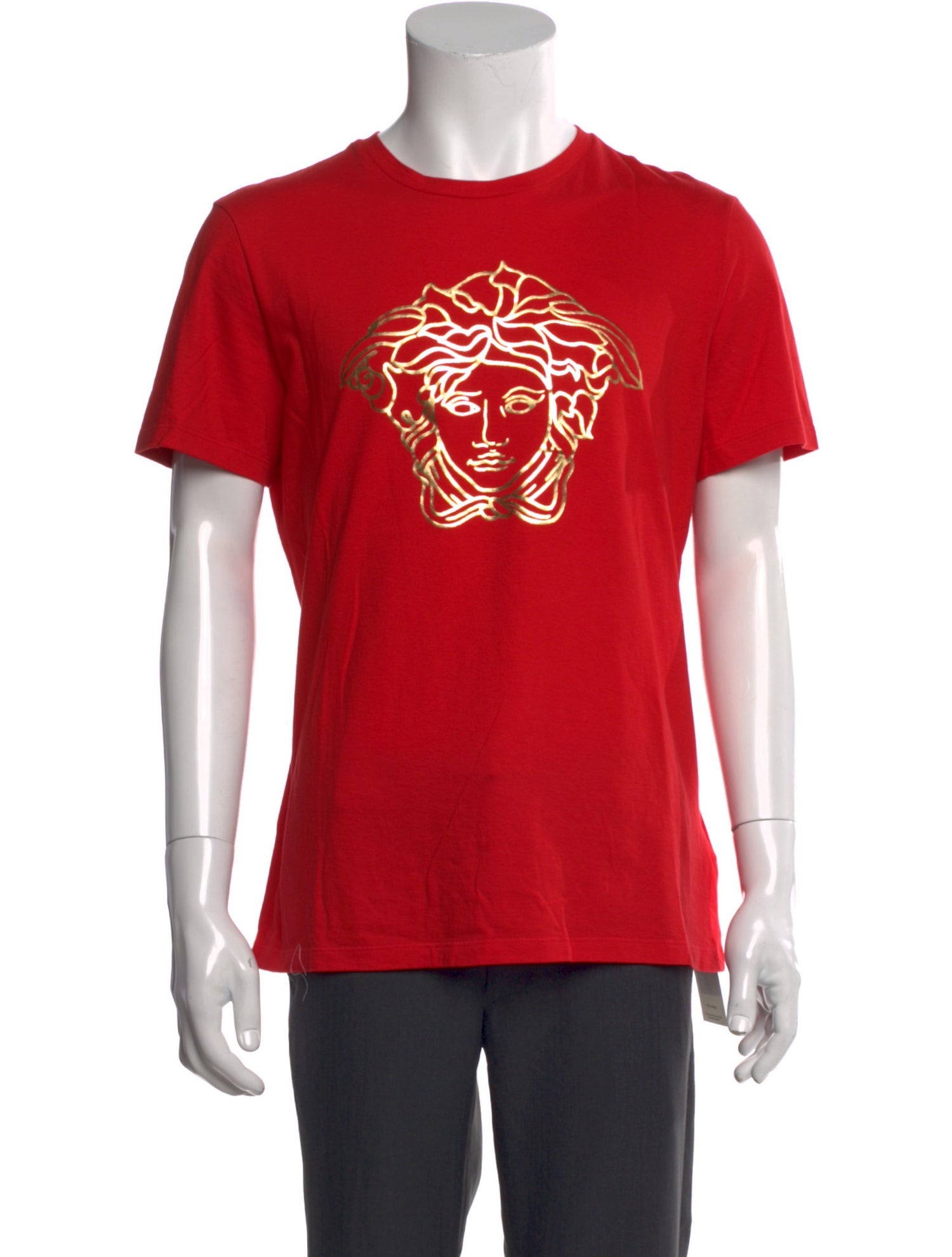 Versace Graphic Print Crew Neck T-Shirt